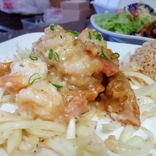 Creamy Shrimp & Gyoza