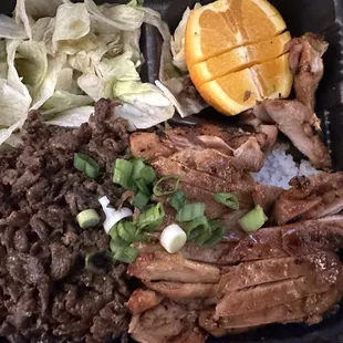 Chicken &amp; Beef Plate