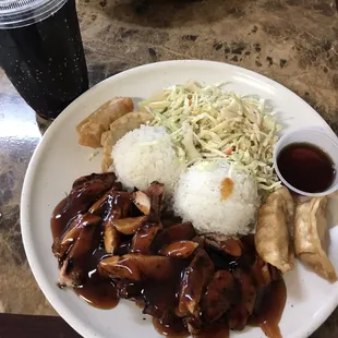 Lunch Special, Chicken teriyaki with Goyza