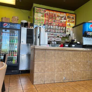 the interior of a restaurant