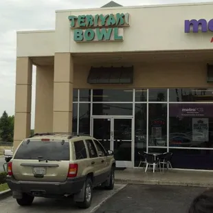 Front of store
