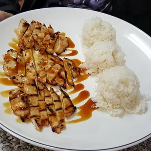 Chicken Breast Teriyaki sans salad (Kathy)