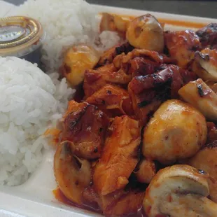 Spicy Mushroom Chicken