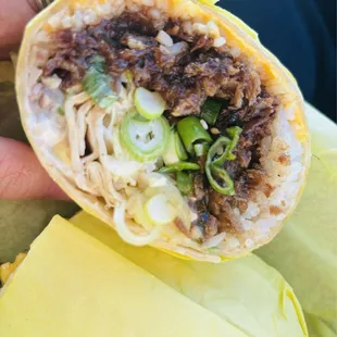 Teriyaki burrito