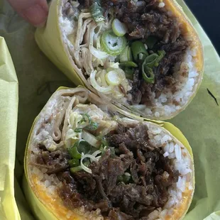Teriyaki burrito take 2
