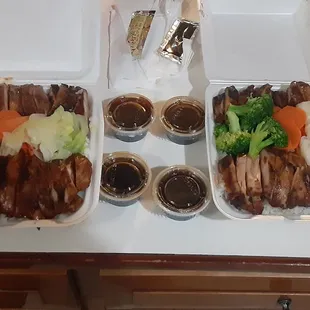 Yum! Dinner and lunch!