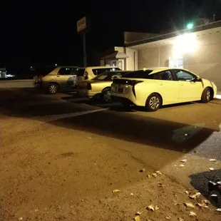 sushi and sashimi, outside