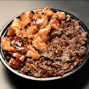 Ribeye Steak &amp; Chicken Bowl!!