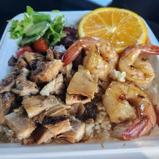 C. Chicken & Shrimp Bento Box