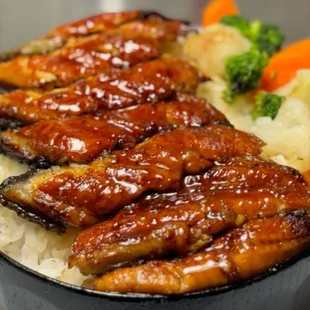 a close up of a bowl of food