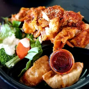 Spicy Crispy Teriyaki Chicken Don