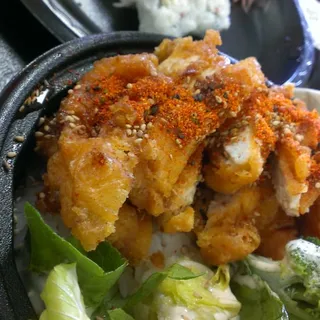 Spicy Crispy Chicken Teriyaki Don