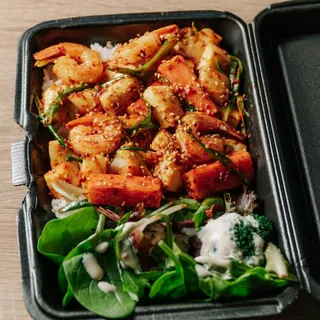 Hot & Spicy Seafood Teriyaki Don