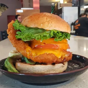 Spicy chicken sandwhich