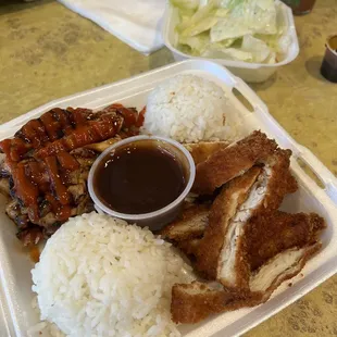 Chicken and Katsu combo