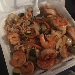 Hibachi shrimp