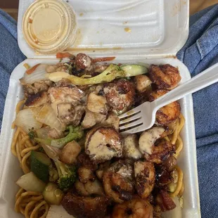 Chicken  Chicken &amp; Shrimp Meal