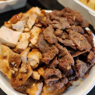 Combo Bowl w/ steak &amp; chicken