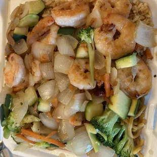 Shrimp hibachi