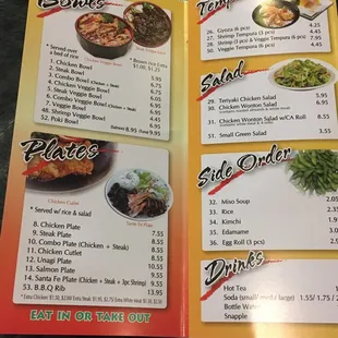 Decent prices and good variety
