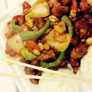 Kung Pao Chicken! Delicious!