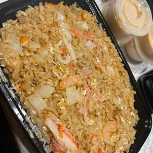 Shrimp and crab fried rice