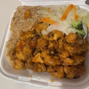 Orange chicken