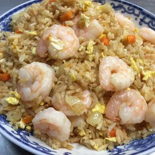Hibachi shrimp fried rice