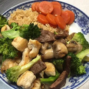 Hibachi chicken w.steak