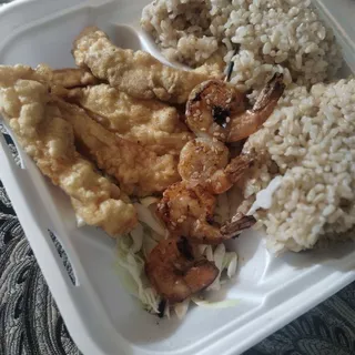 Teriyaki Shrimp Skewers Plate