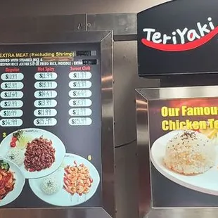 Menu and their story!