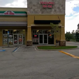 Located next to Papa Johns across from Nease High School