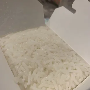 a box of rice