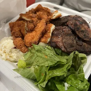 Kalbi + katsu combo. Shareable if you're a nice person lol