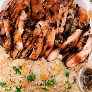 Large Chicken Teriyaki with Fried Rice