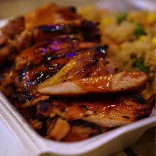 Chicken Teriyaki w/ Fried Rice - IG: @nelson_eats