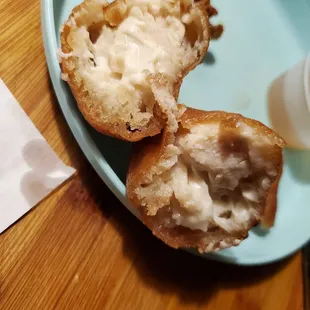 Uncooked chicken fingers ..