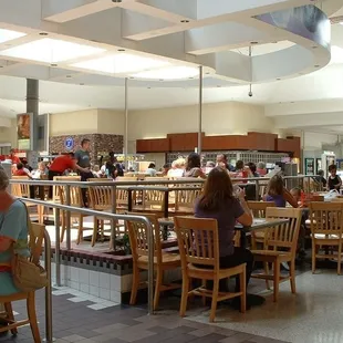 The whole food court