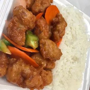 Sweet and sour chicken