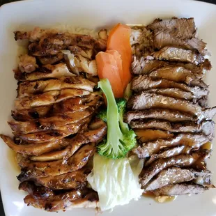 Chicken and Beef Bowl