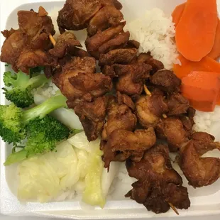 mmm, check out this yakitori!
