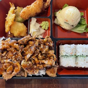 Spicy Pork Bento Box