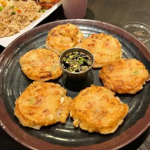 Seafood pancake