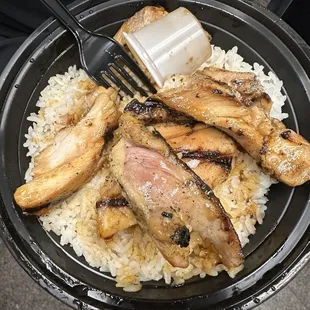 Raw chicken