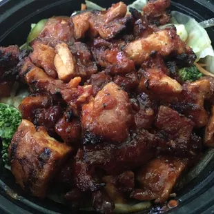 Spicy chicken bowl