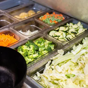 a variety of vegetables