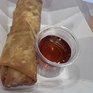 Eggroll &amp; regular fountain drink combo ($3.39 + tax/tip)