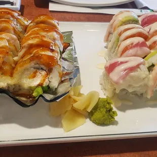 sushi and sashimi, sushi, sashimi, food