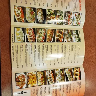 Menu inside