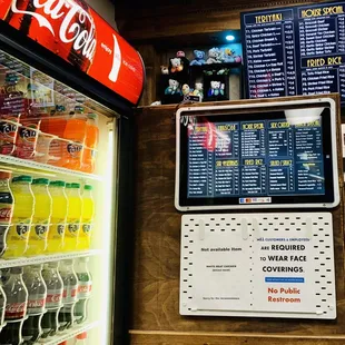 a display of a variety of drinks